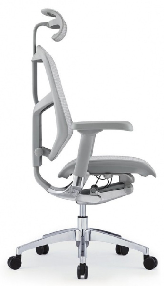 Кресло FALTO Enjoy Elite 2 ( Серый каркас /сетка светлая T-168-B2 /крестовина металл)