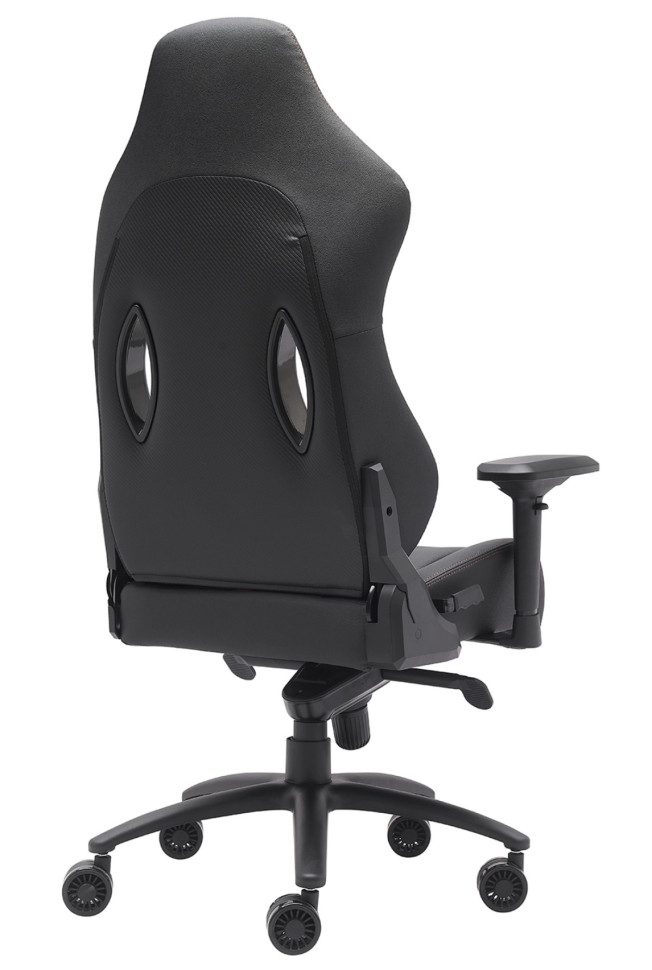 Кресло Everprof Jaguar Экокожа Оранжевый/Черный