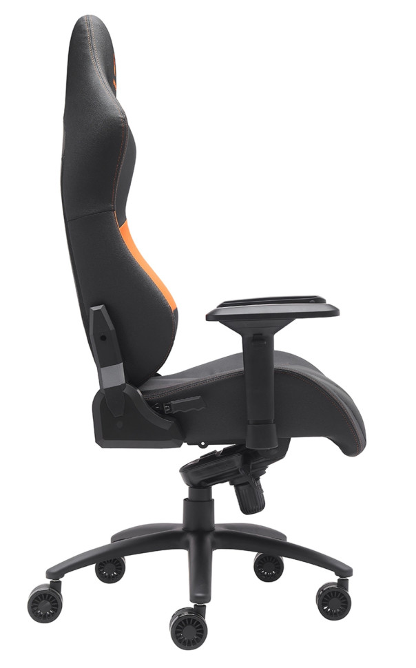 Кресло Everprof Jaguar Экокожа Оранжевый/Черный