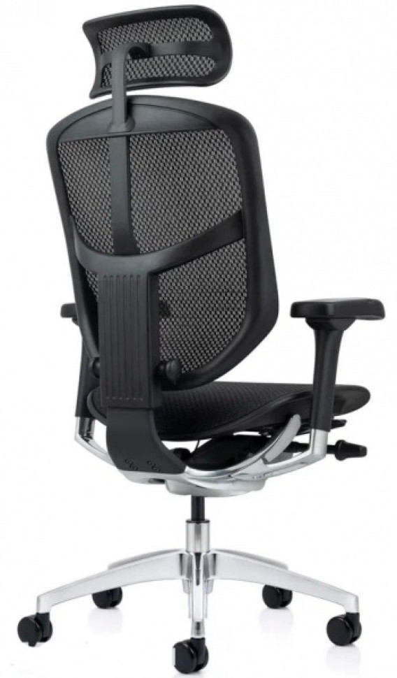 Кресло FALTO Enjoy Elite 2 ( чёрный каркас /сетка чёрный T-168-B1 /крестовина металл)