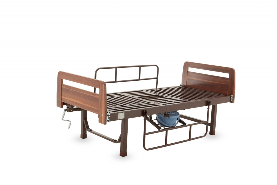 Кровать механич. E-49 (ММ-2620Н-05) ЛДСП Венге (спинки с прорезью) без матраса