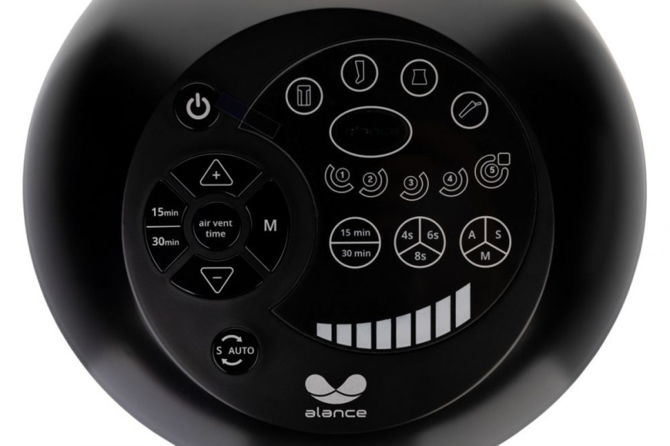 Аппарат для массажа и прессотерапии Gapo Alance Black, комплект «Стандарт» XL