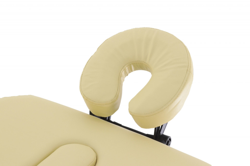 Массажный стол складной MED-MOS JF-AY01 3-х секционный, деревянная рама, бежевый