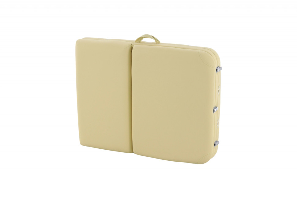 Массажный стол складной MED-MOS JF-AY01 3-х секционный, деревянная рама, бежевый