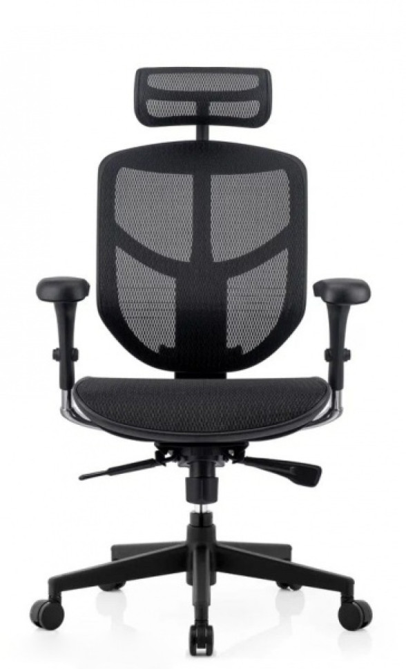 Кресло FALTO ENJOY PROJECT 2 ( Чёрный каркас /сетка чёрный W09-01 /крестовина металл)