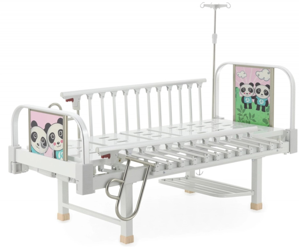 Кровать подр 4-сек Med-Mos DM-2540S-01 Тип 4, Вариант 4.1 (роз) ТУ 32.50.30-21-98238288-2020 с матра