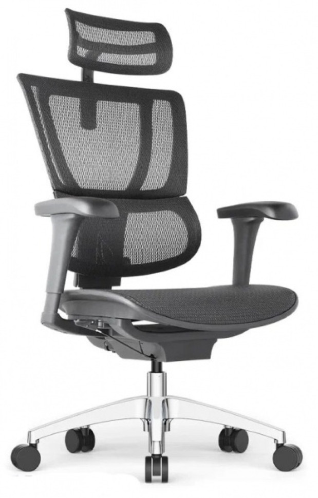 Кресло FALTO IOO PROJECT 2 ( Чёрный каркас/сетка чёрный W09-01 /крестовина металл)