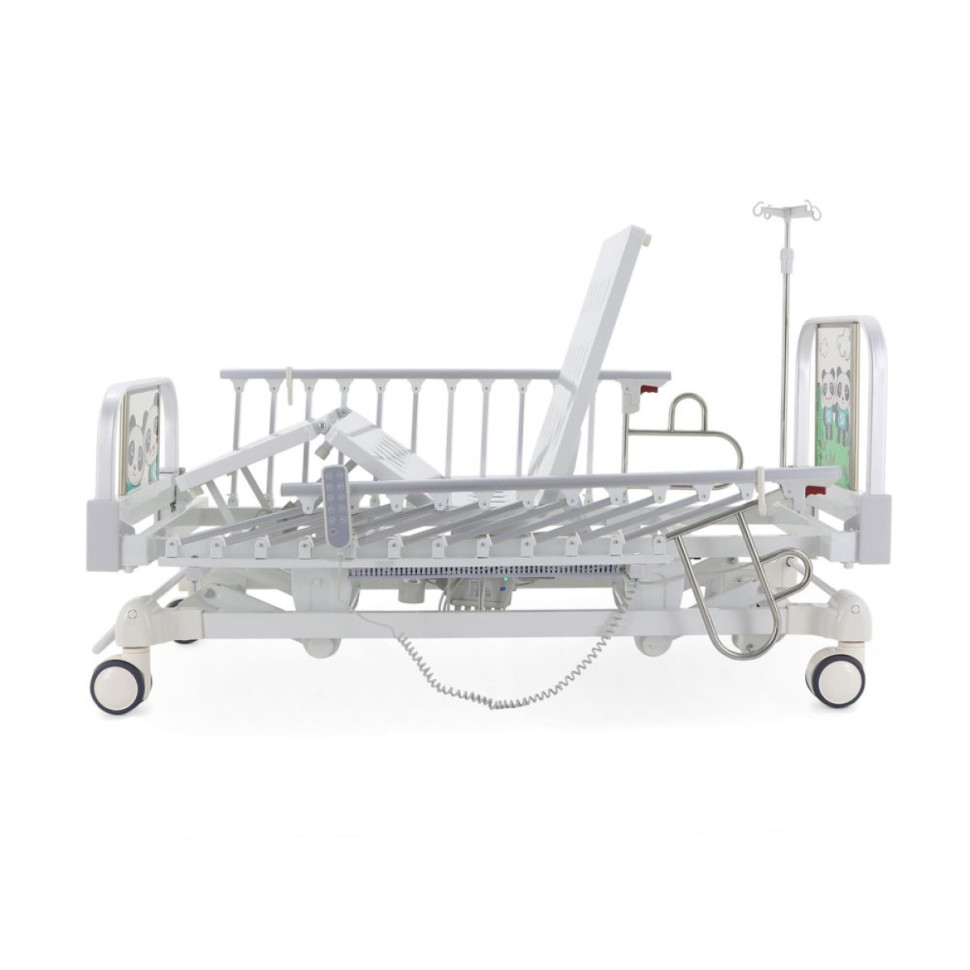 Кровать подростковая 4-секционная электрическая Med-Mos DB-9 DE-4548S-01 цв.белый, с матрасом