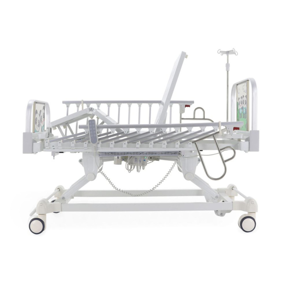 Кровать подростковая 4-секционная электрическая Med-Mos DB-9 DE-4548S-01 цв.белый, с матрасом