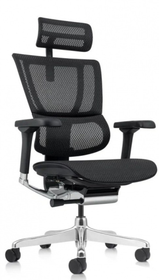 Кресло FALTO IOO-E2 ELITE (Черн каркас/сетка Black T-168-B1/крестовина металл)