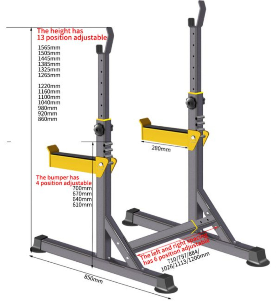Стойка для штанги VictoryFit VF-T15