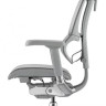 Кресло FALTO IOO-E2 ELITE( Серый каркас/сетка T-168-B2 Natural Mesh светло серый/крестовина металл)