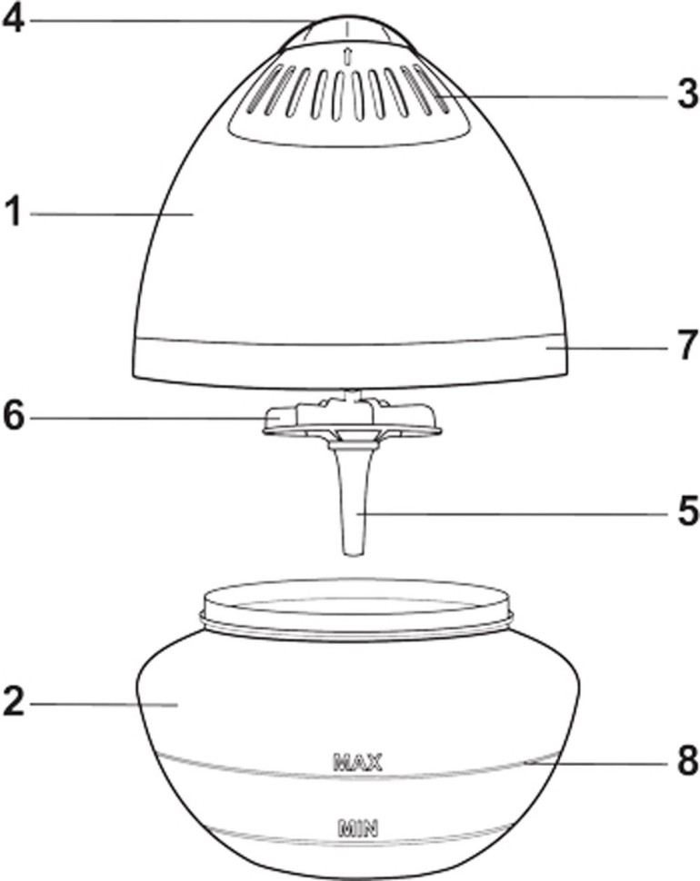 Воздухоувлажнитель-очиститель Атмос-Аква-1270