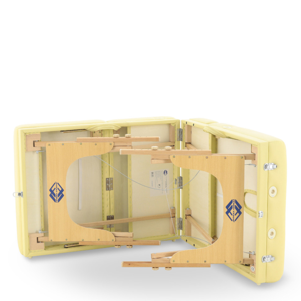 Стол массажный складной деревянный JF-Tapered (МСТ-141) 4-секц (коричневый)