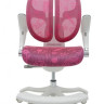Кресло EXPERT ORTO (спинка DUO, слайдер, подлокотник 3D) каркас светлый, сетка розовый