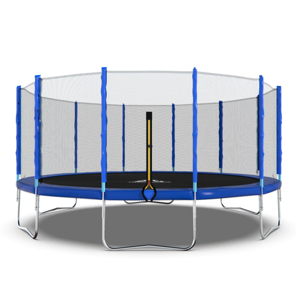 Батут DFC TRAMPOLINE FITNESS с сеткой 16FT-TR-B