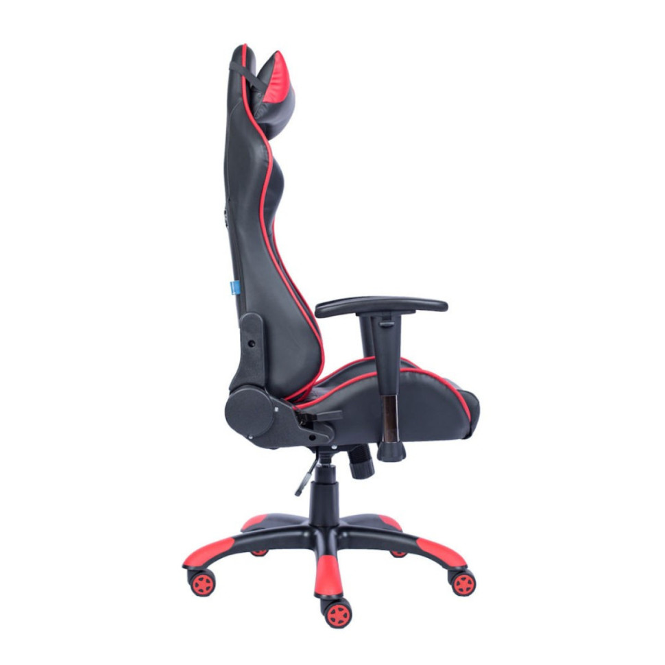 Кресло Everprof Lotus S10 Экокожа Черный/Красный