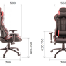 Кресло Everprof Lotus S10 Экокожа Черный/Красный