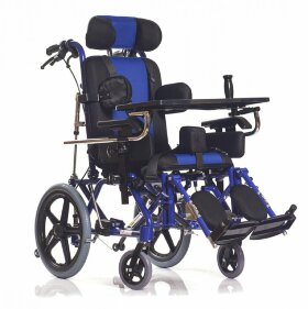 Кресло-коляска для детей с ДЦП Ortonica Olvia 300 15&quot;PU (38 см), со столиком