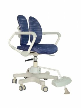 Детское эргономичное кресло Duorest Duokids DR-280DDS_DT, Цвет: синий