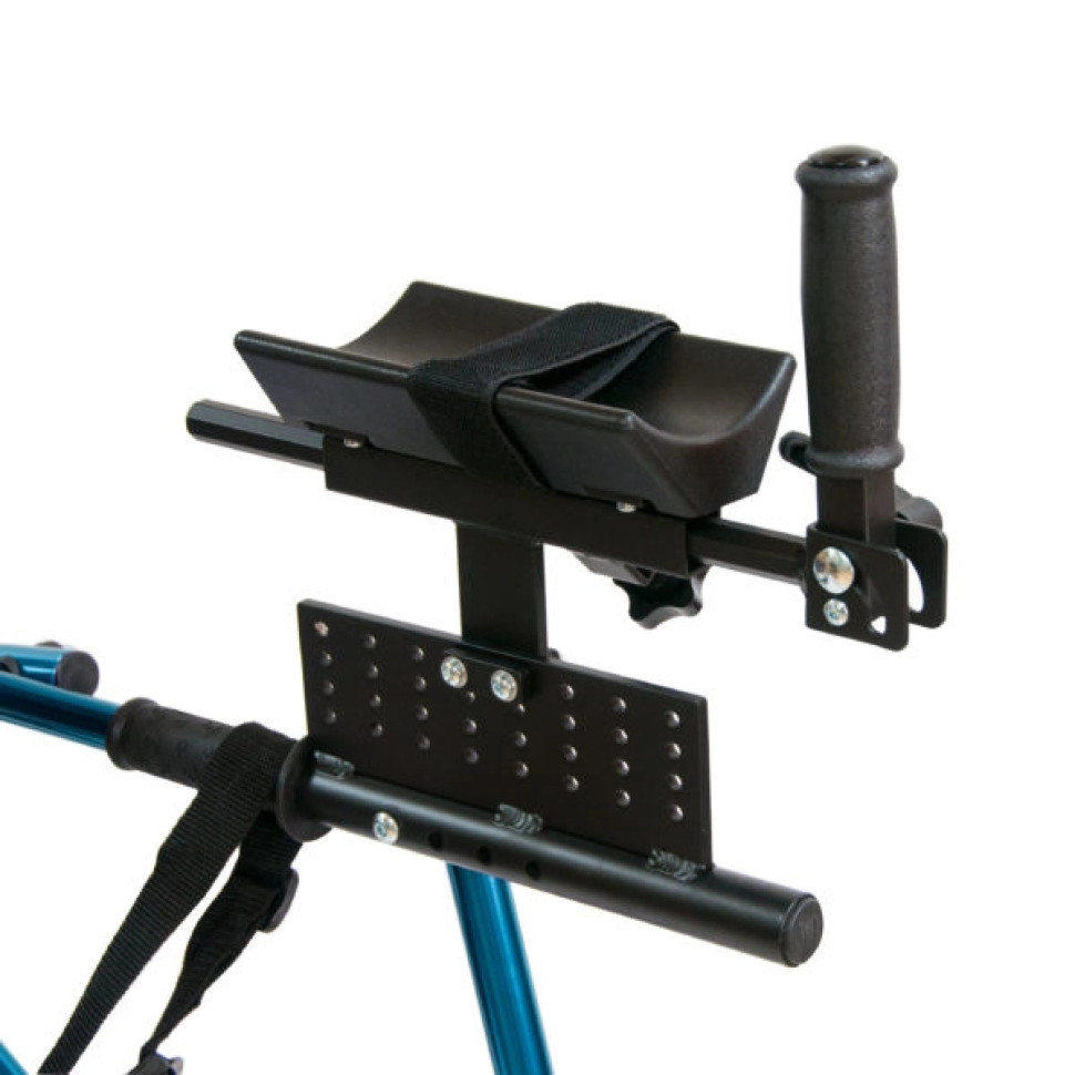 Ходунки для детей больных ДЦП с подлокотной опорой и фиксатором голеностопа Мега-933