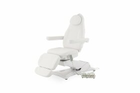Косметологическое кресло электрическое Med-Mos ММКК-3 КО-177DP белый с педалью