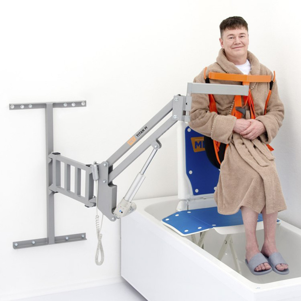 Подъемник электрический MET TITAN M (комп.2) НАСТЕННЫЙ (подъемник, удлин, настен.кронштейн, подвес)