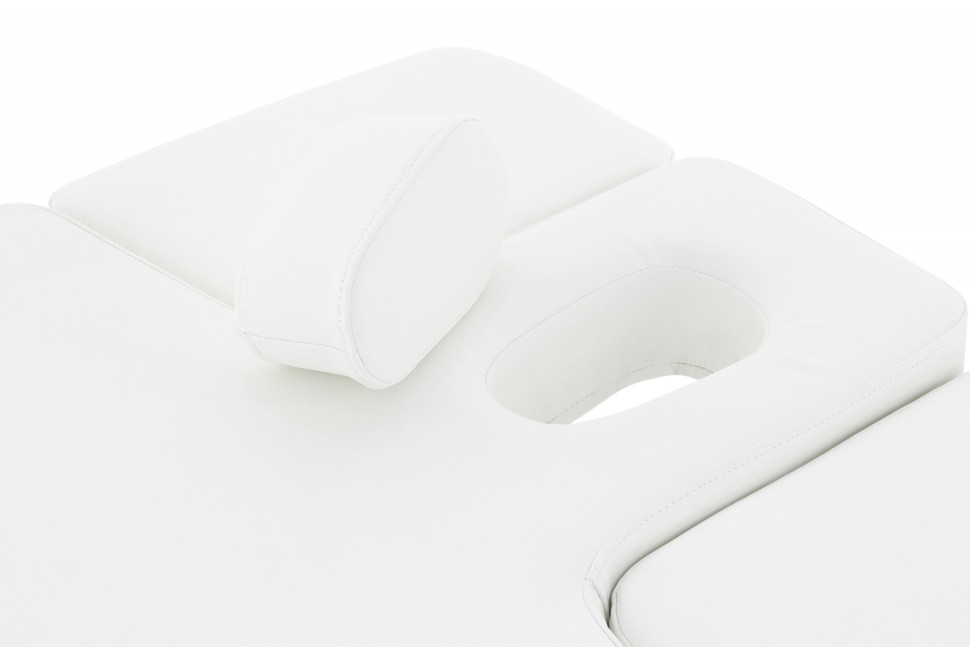 Массажный стол электрический MED-MOS ММКМ-2 (КО-157.1Д) белый, с подогревом ложа