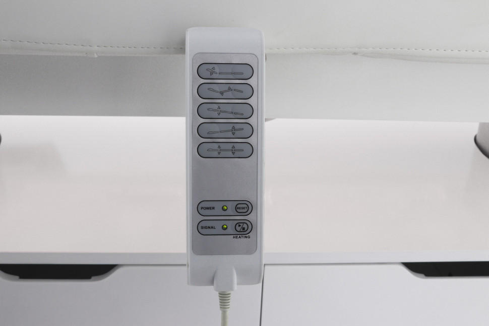 Массажный стол электрический MED-MOS ММКМ-2 (КО-157.1Д) белый, с подогревом ложа