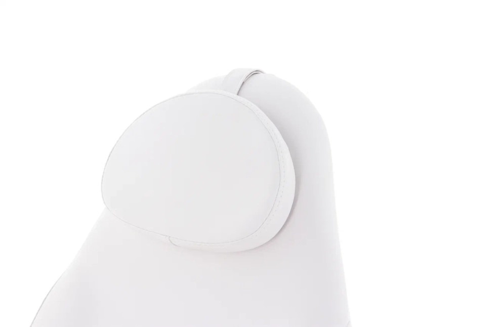 Педикюрное кресло электрическое MED-MOS ММКП-3 (КО-195DP) белый с ножной педалью и ПУ