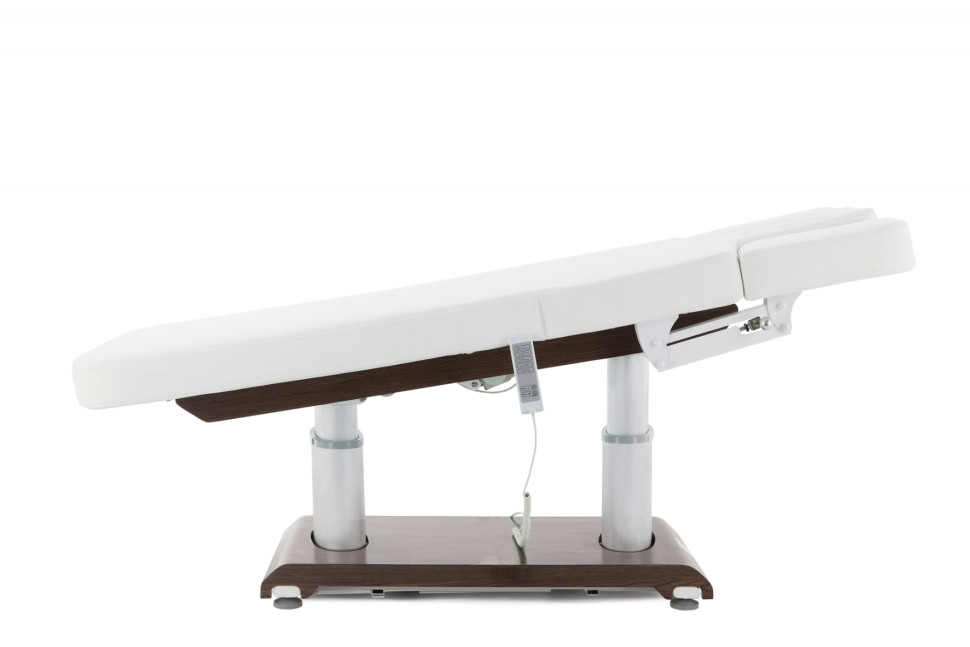 Массажный стол электрический MED-MOS ММКМ-2 (КО-159.1Д) белый, с подогревом ложа (S)