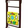 Шведская стенка Kampfer Baby Step Busyboard (№5 Шоколадный Бизиборд желтый)