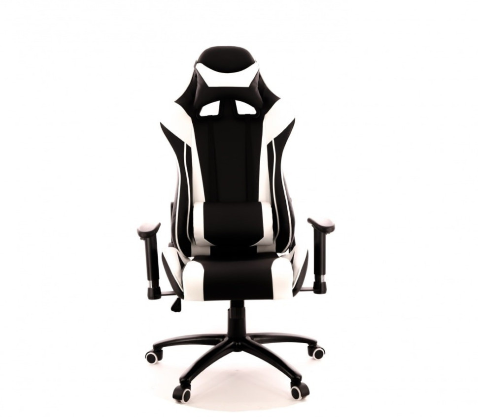 Кресло Everprof Lotus S6 Экокожа Черный/Белый