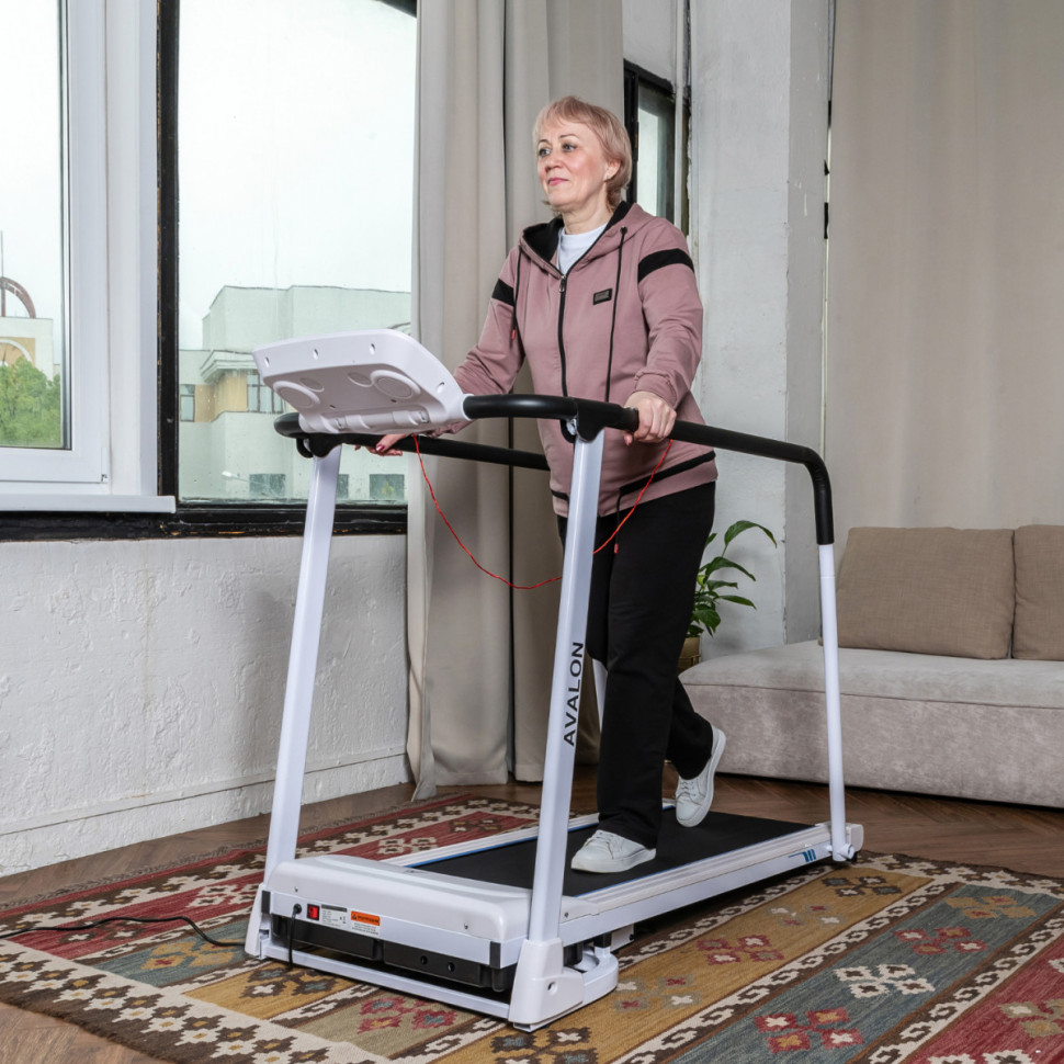 Беговая дорожка DFC T185W AVALON для реабилитации, белая