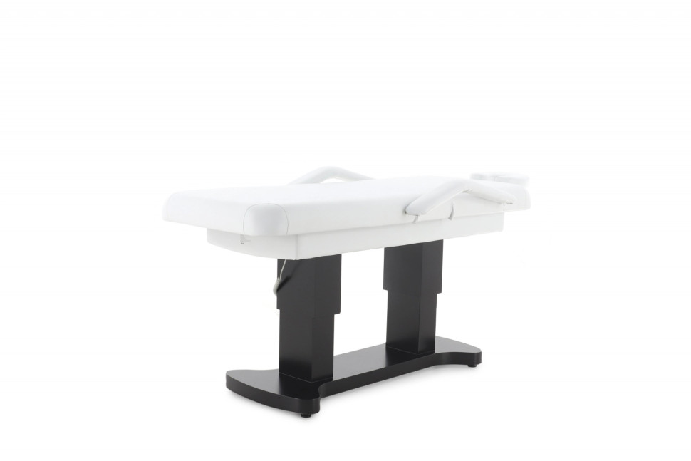 Массажный стол электрический MED-MOS ММКМ-2 (КО-156Д) белый/коричневый