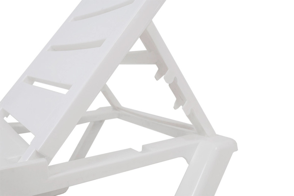 Шезлонг Tweet пластиковый белый