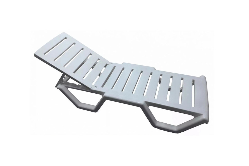 Шезлонг Tweet пластиковый белый