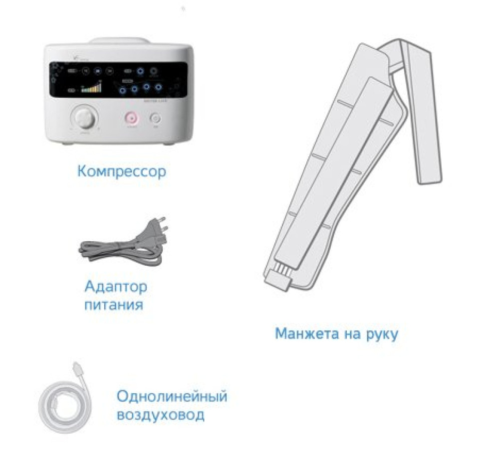 Аппарат для прессотерапии лимфодренажа LX-7 + манжета для руки