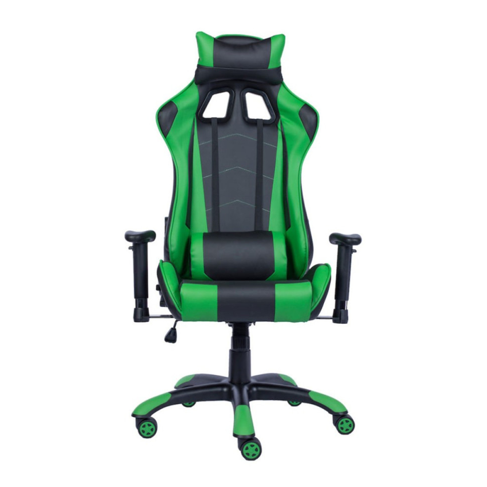 Кресло Everprof Lotus S9 Экокожа Зеленый/Черный