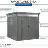 Металлический сарай Black Fox Avantgarde