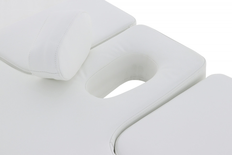 Массажный стол электричеcкий MED-MOS ММКМ-2 (КО-159Д) белый/коричневый