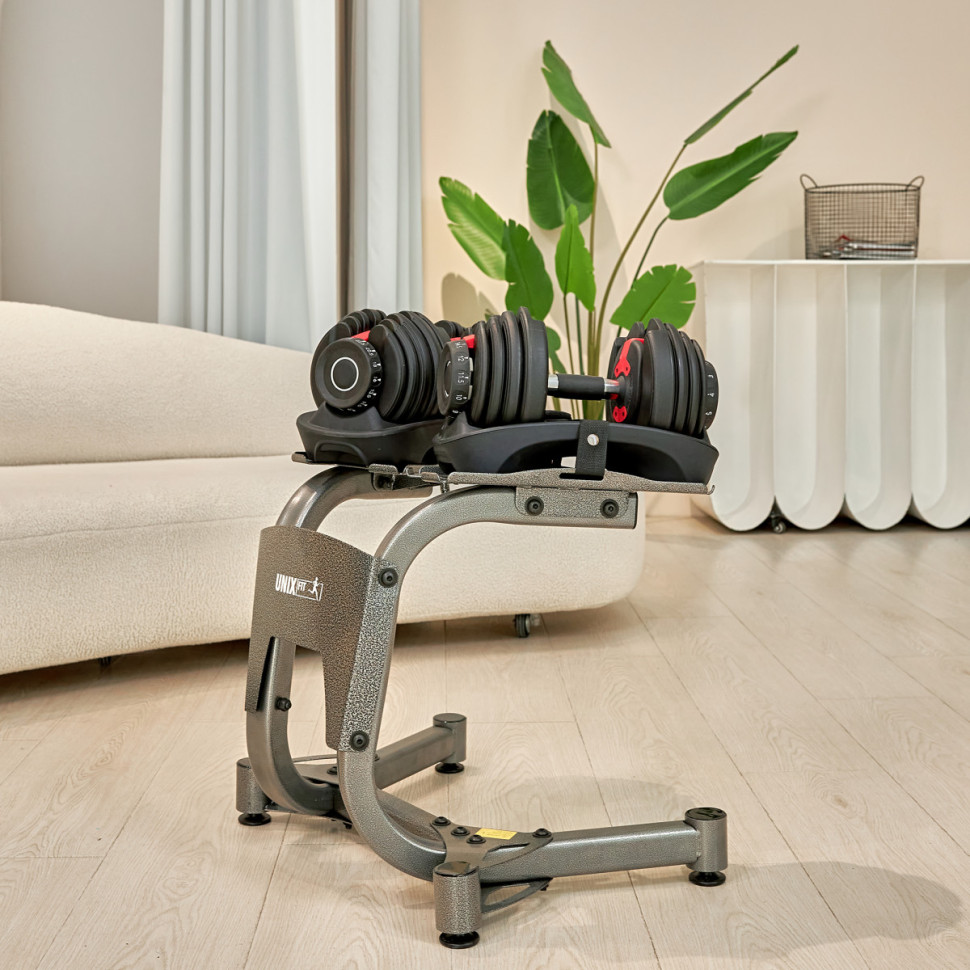 Стойка для гантелей UNIX Fit 16 кг / 24 кг / 40 кг