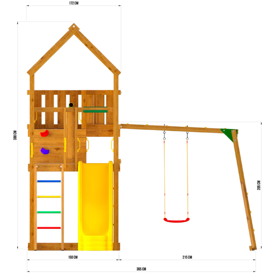 Детский игровой комплекс Jungle Palace JP5