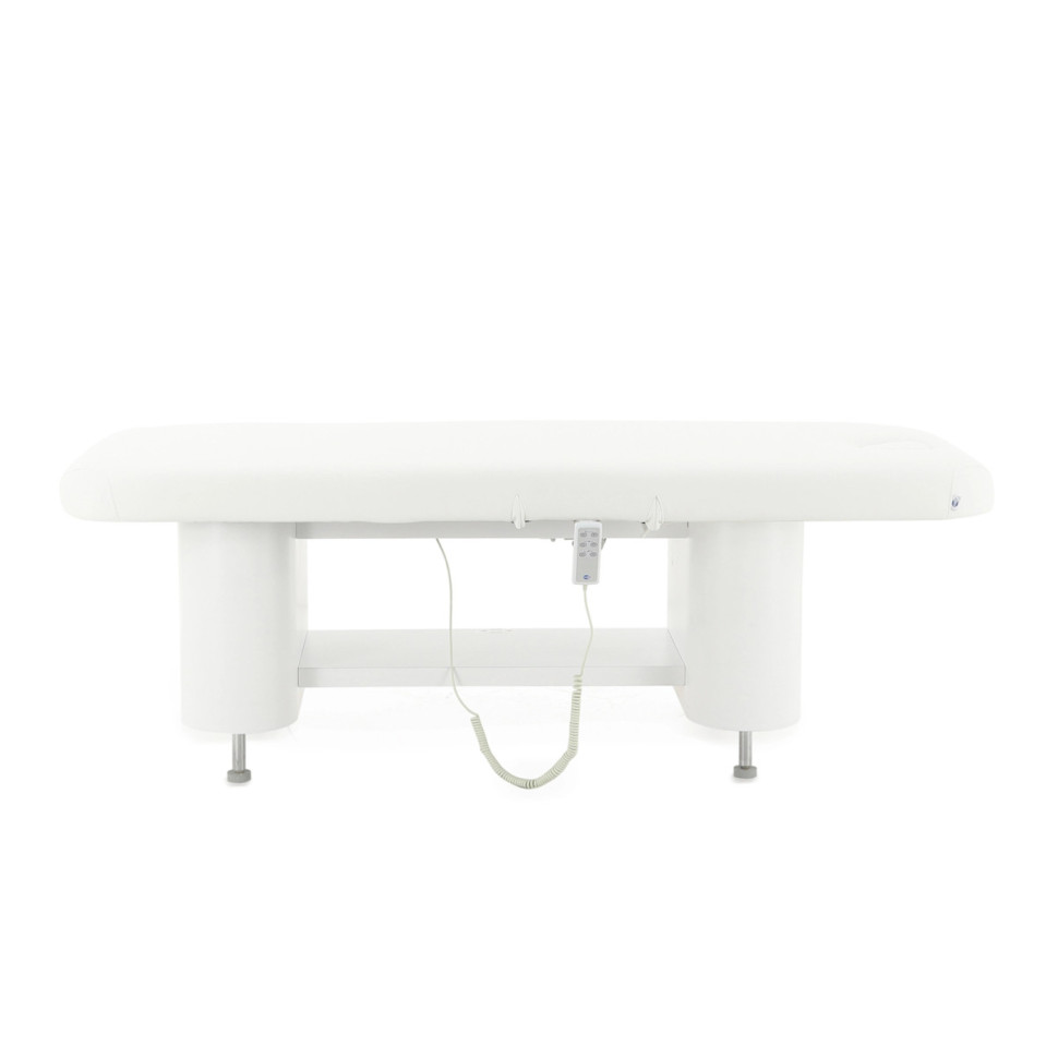 Массажный стол электрический MED-MOS ММКМ-2 (КО-152.1Д) белый, с подогревом ложа (S)