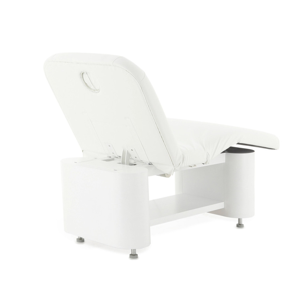 Массажный стол электрический MED-MOS ММКМ-2 (КО-152.1Д) белый, с подогревом ложа (S)