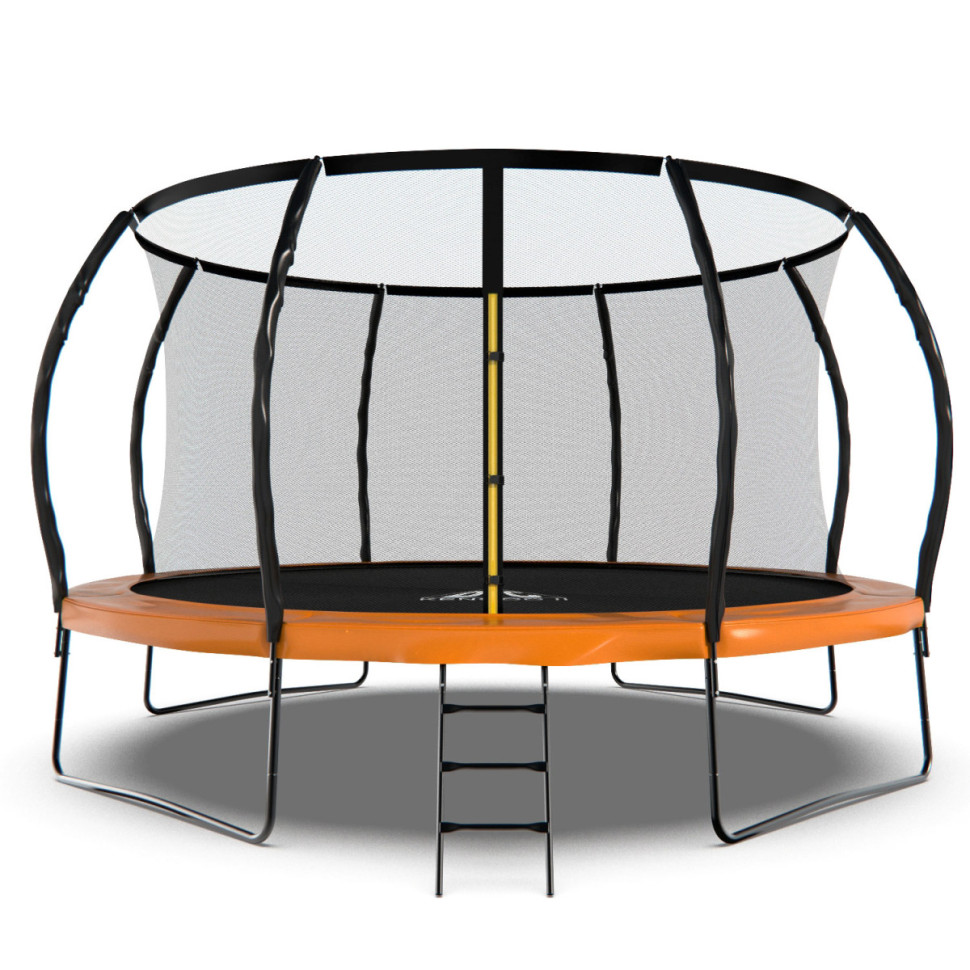 Батут DFC KENGOO II 14FT-BAS-BO внутр.сетка, лестница