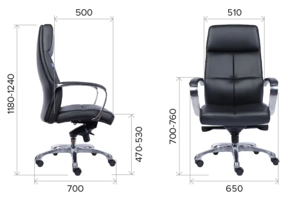 Кресло Everprof Madrid Экокожа Черный