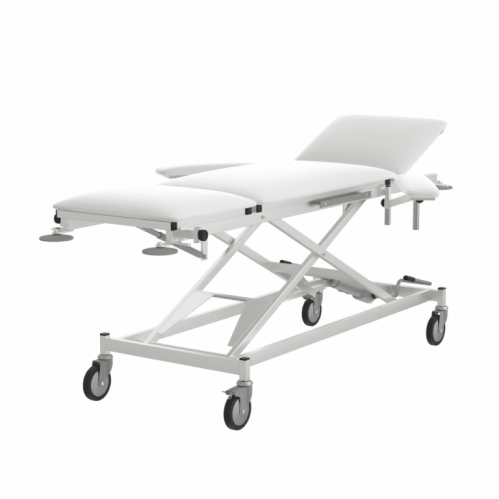 Стол с гидроприводом для перевязок и процедур СППг VLANA (колеса Ø 125 мм)