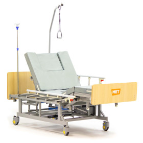 Кровать медицинская механическая MET REMEKS с увеличенным т/у
