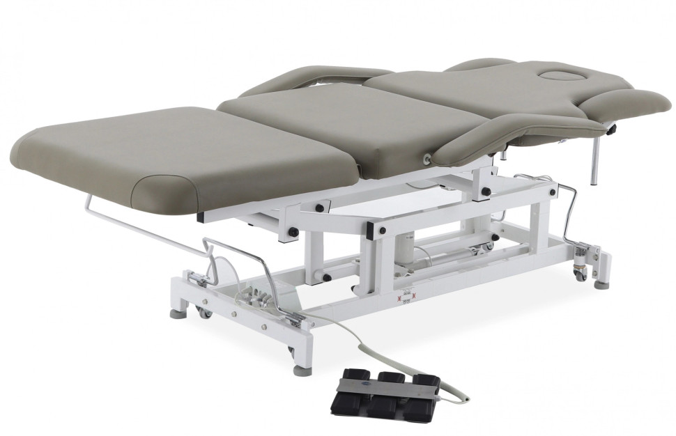 Массажный стол электрический MED-MOS ММКМ-2 (SE3.21.10Д) коричневый (Р)
